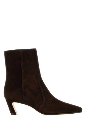 Dark brown suede ankle boots STUART WEITZMAN (SM498)