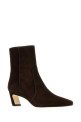 Dark brown suede ankle boots STUART WEITZMAN (SM498)