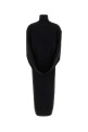 Black cashmere Wrap sweater dress UMA WANG (UK7138)