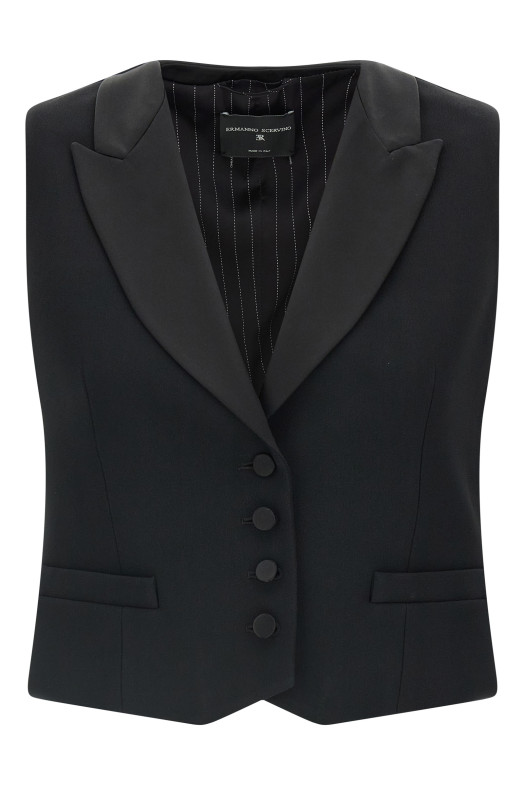 Tuxedo vest Black
