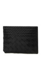 Black leather Intrecciato pouch BOTTEGA VENETA (607479V3R53)