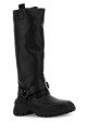 Черные кожаные ботинки Stomp от BURBERRY (8096904)