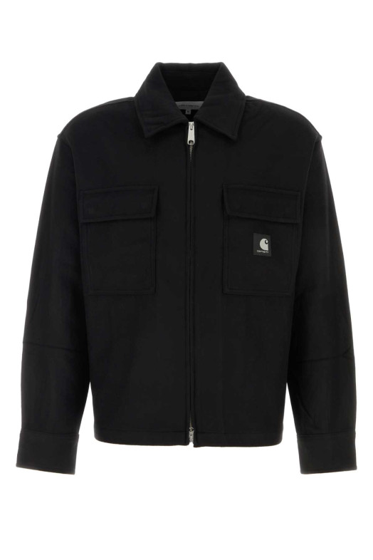 Черная фланелевая куртка-рубашка Atoka от CARHARTT WIP (I037049)