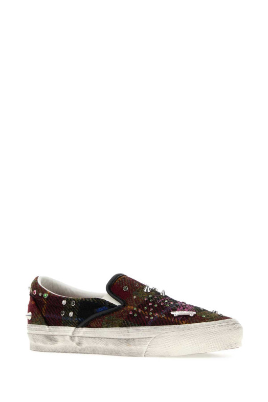 Слипоны VANS LX Classic из твида с вышивкой (VN000E96)