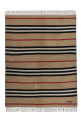 Плед с полосатым узором, бежевый BURBERRY 8047601ARCHIVEBEIGE
