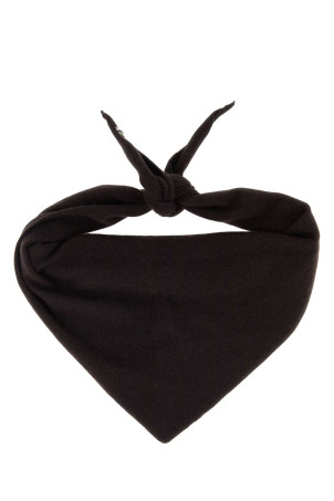 Dark brown stretch cashmere NÂ°35 bandana EXTREME CASHMERE (03507401TU10)