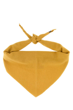 Mustard stretch cashmere NÂ°35 bandana Beige EXTREME CASHMERE (03522001TU10)