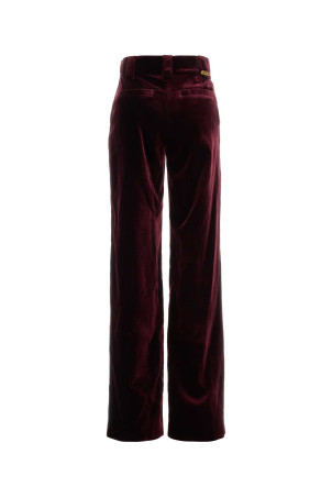 Burgundy velvet pant VERSACE (10258841A19180)