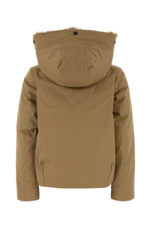 Beige cotton down jacket WOOLRICH (CFWWOU2237FRUT1974)