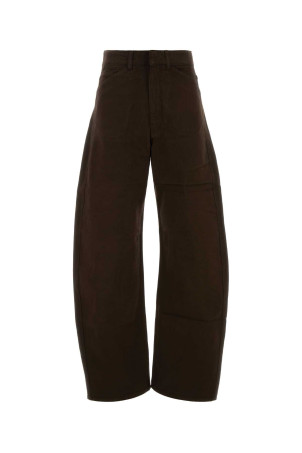 Chocolate denim jeans LEMAIRE (PA1264LD1077)