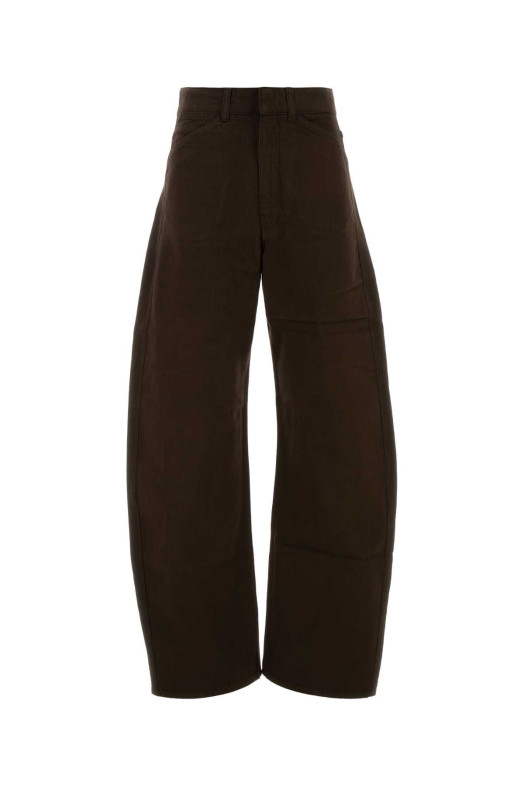 Chocolate denim jeans LEMAIRE (PA1264LD1077)