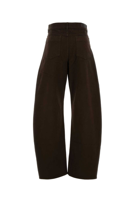 Chocolate denim jeans LEMAIRE (PA1264LD1077)