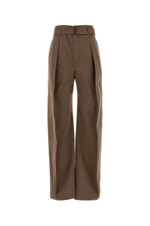 Mud gabardine palazzo pant LEMAIRE (PA1317LF1620)