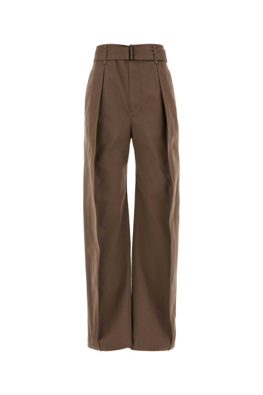 Mud gabardine palazzo pant LEMAIRE (PA1317LF1620)