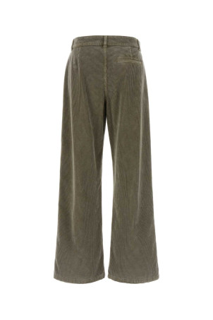 Dove grey corduroy Adler wide-leg pant THE ROW (R000311W4694)