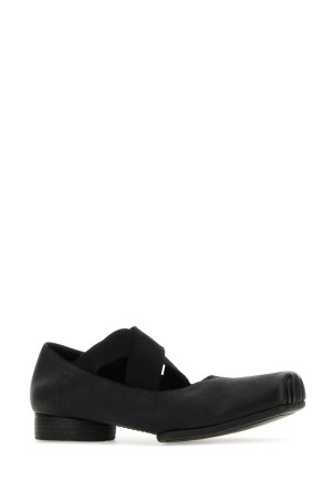 Black leather ballerinas UMA WANG (US9001)