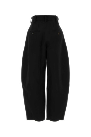 Black wool Poop wide-leg pant UMA WANG (UW3051)