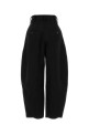 Black wool Poop wide-leg pant UMA WANG (UW3051)