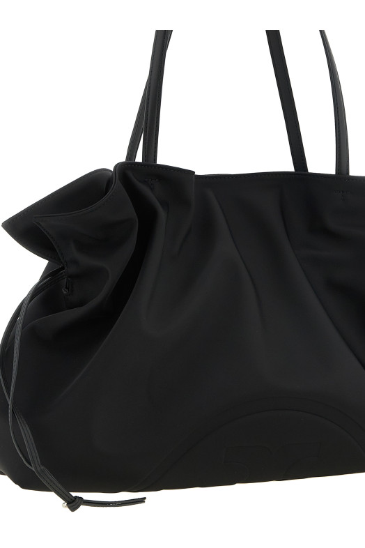 'Ella Drawstring' shoulder bag Black