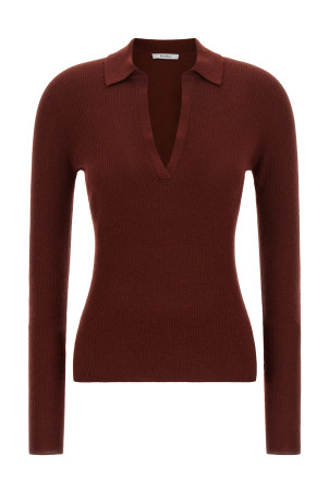 'Angel' polo shirt Bordeaux