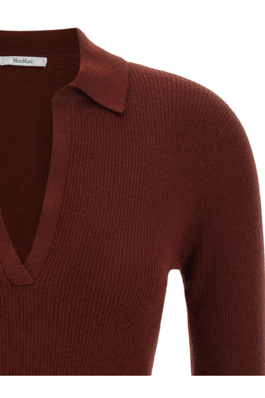 'Angel' polo shirt Bordeaux