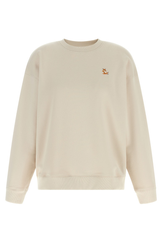 'Chillax Fox' sweatshirt Beige