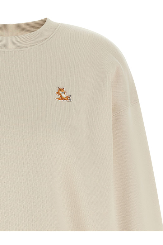 'Chillax Fox' sweatshirt Beige