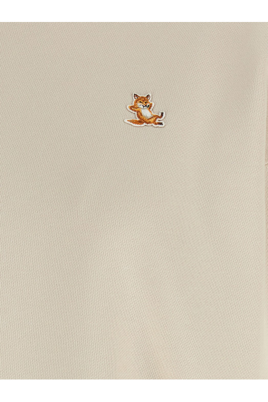 'Chillax Fox' sweatshirt Beige