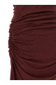 Halterneck maxi dress Bordeaux