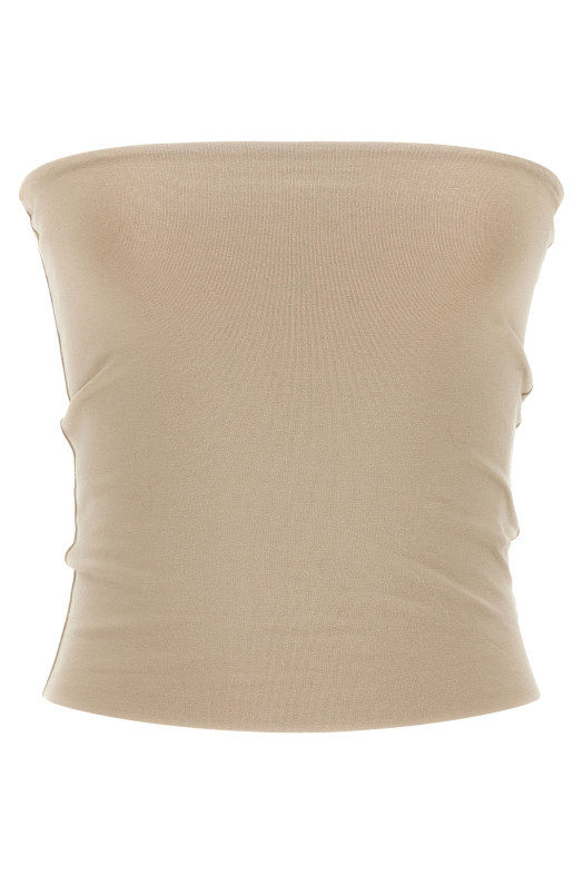 'Whispering Bloom Embroidery' sweater Beige