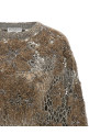 'Whispering Bloom Embroidery' sweater Beige
