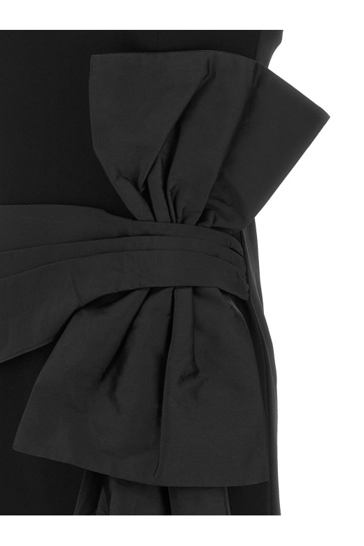 'Bustier Bow' dress Black