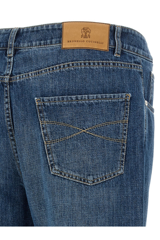 'Leisure Fit' Denim jeans Blue