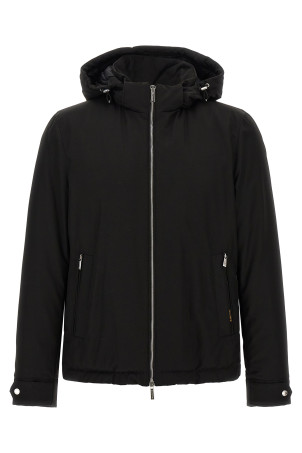 'Albini' down jacket - 'Acqua' line Black