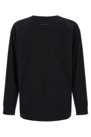 Handwriting print T-shirt Black