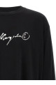 Футболка с принтом в виде почерка, черная MM6 MAISON MARGIELA S52GC0370M20258900