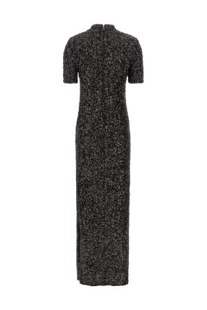 'Sequins Maxi Slit' dress Black
