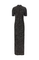 'Sequins Maxi Slit' dress Black