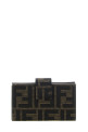 FF jacquard cardholder Brown
