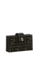 FF jacquard cardholder Brown