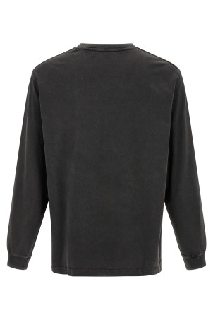 'Maison Kitsuné Circle Stamp' T-shirt Black