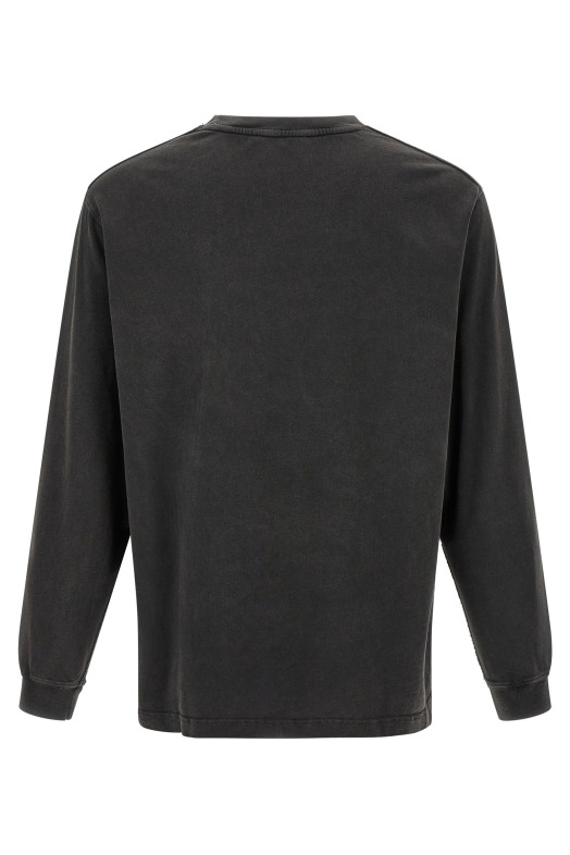 'Maison Kitsuné Circle Stamp' T-shirt Black