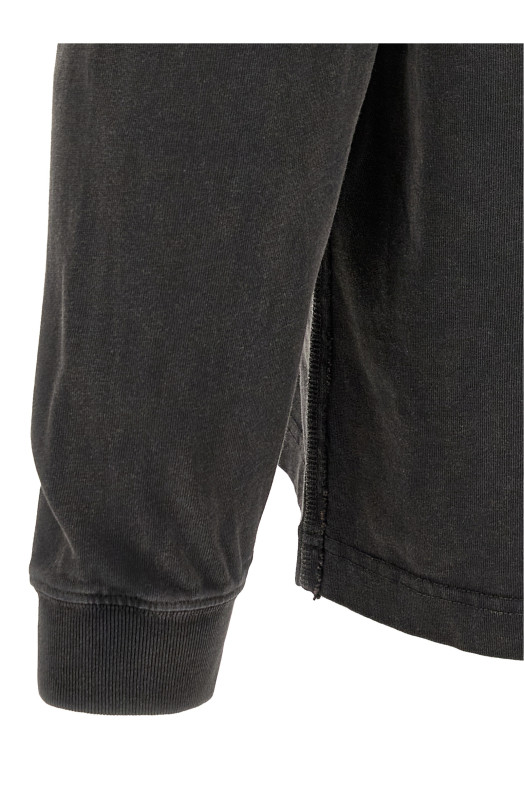'Maison Kitsuné Circle Stamp' T-shirt Black