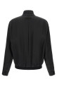 Свитшот из шелка тутового дерева, чёрный ZEGNA 402614A49SS5O4100