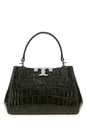 Dark green leather mini Eleanor handbag TORY BURCH (185881)