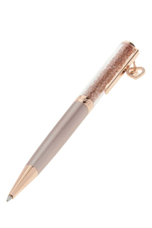 Pink metal and resin Crystalline  ballpoint pen SWAROVSKI (5527536)
