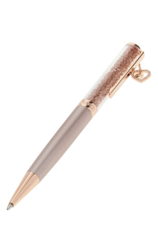 Pink metal and resin Crystalline  ballpoint pen SWAROVSKI (5527536)