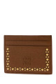 Коричневый кожаный держатель для карт MIU MIU (5MC0762ZSQ)