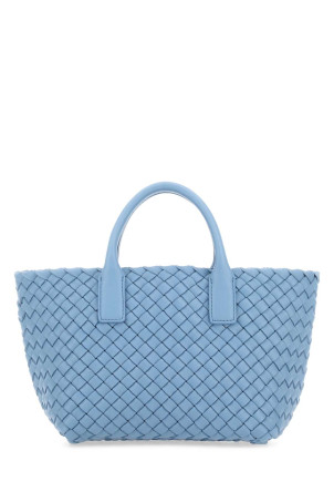 Cerulean blue leather mini Cabat handbag BOTTEGA VENETA (709464V1OW1)
