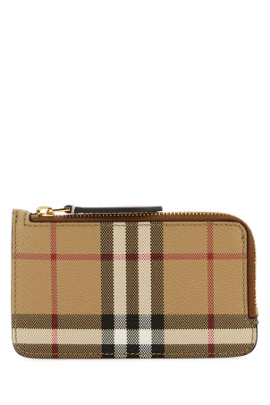 Printed canvas card holder Multicolor BURBERRY (8070419)